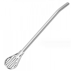 Bombilla srebrna 18,5cm